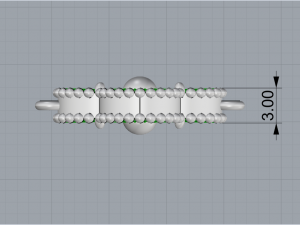 Bracelet flower 2941 3D 打印模型