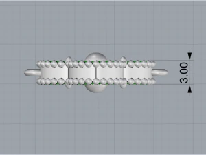 Bracelet flower 2941 3D Print Model