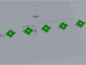 Bracelet flower 2941 3D Print Model