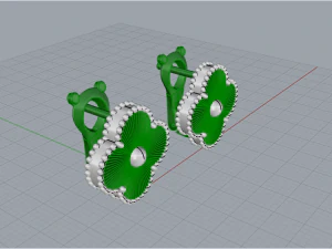 Серьги 2941 3D Принт Модель