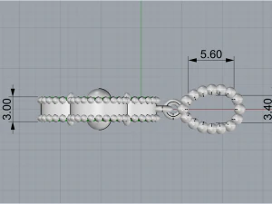 Earrings 2941 3D Print Model