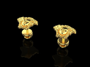 Earrings Gorgona 1772 3D Print Model