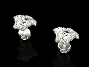 Earrings Gorgona 1772 Modelo de Impressão 3D
