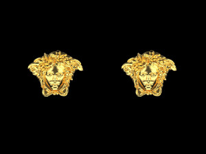 Earrings Gorgona 1772 Modelo de Impressão 3D
