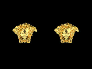 Earrings Gorgona 1772 3D Print Model