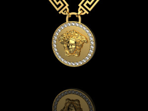 Pendant Gorgona 1823 3D Print Model