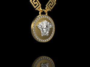 Pendant Gorgona 1823 3D Print Model