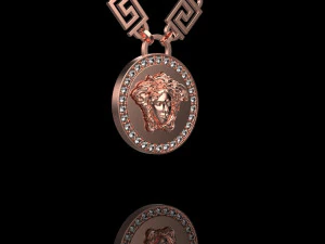 Pendant Gorgona 1823 3D Print Model