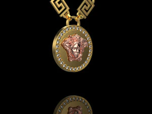 Pendant Gorgona 1823 3D Print Model