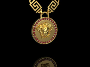 Pendant Gorgona 1823 3D Print Model