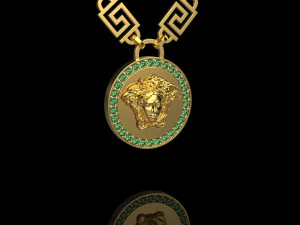 Pendant Gorgona 1823 3D Print Model