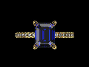Engagement Ring 5 Modèles 3D en vedette