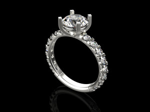 Engagement Ring 1 3D प्रिंट मॉडल