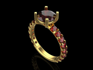 Engagement Ring 1 3D प्रिंट मॉडल