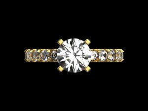 Engagement Ring 1 3D प्रिंट मॉडल