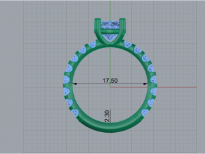 Engagement Ring 1 3D प्रिंट मॉडल