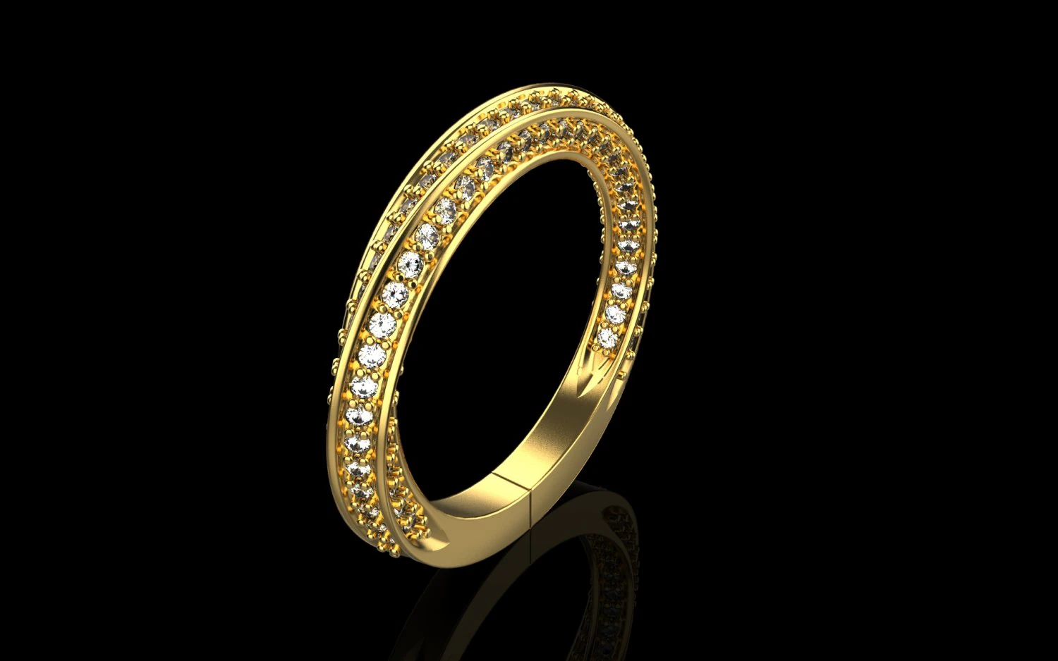 Ring 3 3D Print Model .c4d .max .obj .3ds .fbx .stl .blend 
