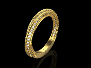 Ring 3 3Dプリントモデル