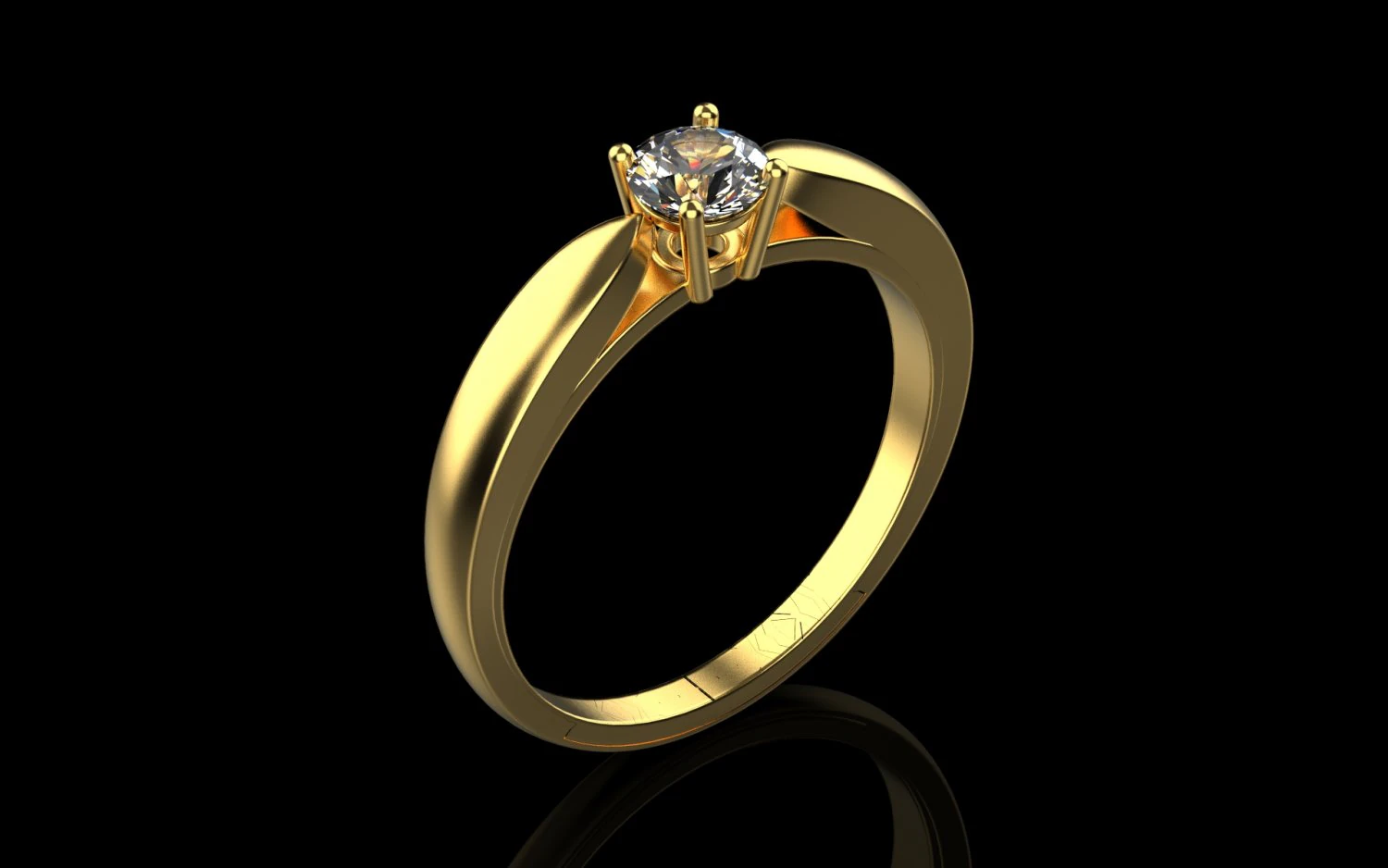 Anillo de compromiso 1769 Modelo de impresión 3D .c4d .max .obj .3ds .fbx .stl .blend 