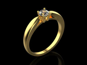 订婚戒指 1769 3D 打印模型