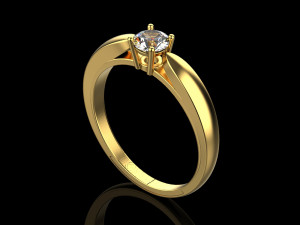 Engagement Ring 1769 3D 打印模型