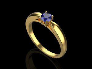 Engagement Ring 1769 3D 打印模型