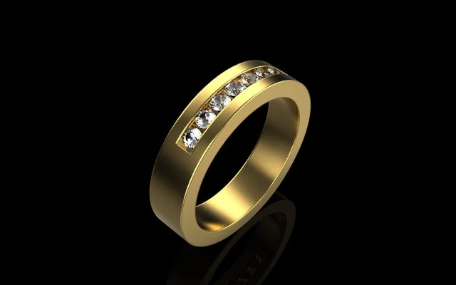 戒指1772 3D 打印模型 .c4d .max .obj .3ds .fbx .stl .blend 