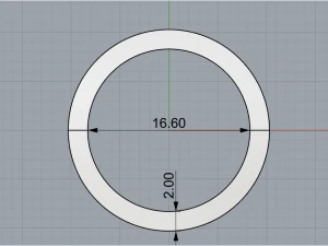 戒指1772 3D 打印模型