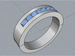 戒指1772 3D 打印模型