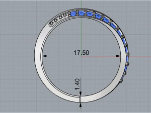 戒指1776 3D 打印模型