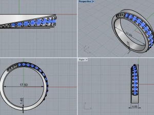 戒指1776 3D 打印模型