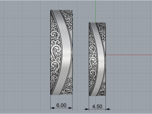 Wedding Rings 1777 3D Baskı Modeli
