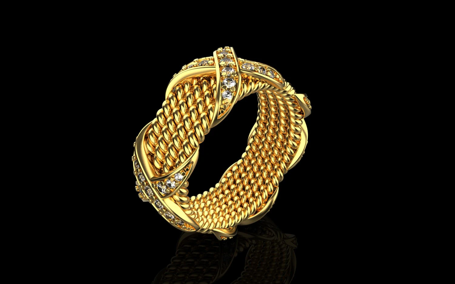 Ring 1778 3D Print Model .c4d .max .obj .3ds .fbx .stl .blend