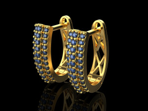 Earrings 1794 Modelo de impresión 3D