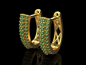 Earrings 1794 Modelo de impresión 3D