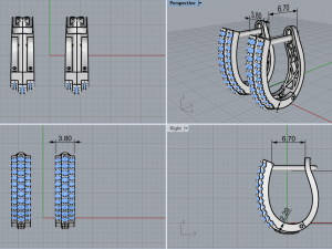 Earrings 1794 Modelo de impresión 3D