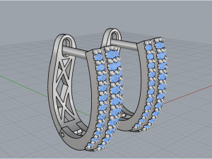 Earrings 1794 Modelo de impresión 3D