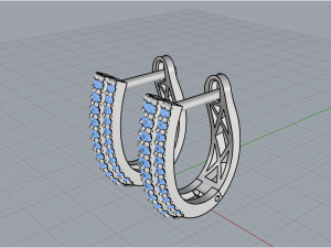 Earrings 1794 Modelo de impresión 3D
