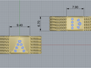 Wedding Ring 1798 3D Print Model