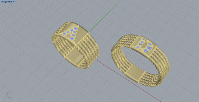 Wedding Ring 1798 3D Print Model .c4d .max .obj .3ds .fbx .stl .blend