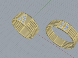 Wedding Ring 1798 Modèles 3D en vedette