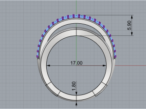 Ring 1808 Model Cetak 3D