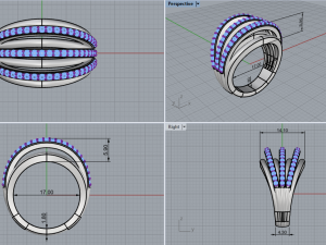 Ring 1808 Model Cetak 3D