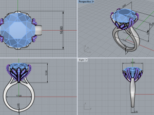 Ring 1814 3D Print Model