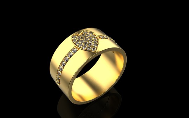 Ring 1815 Modèles 3D en vedette .c4d .max .obj .3ds .fbx .stl .blend 