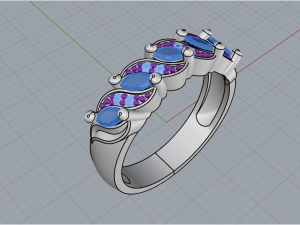 Ring 1826 3Dプリントモデル
