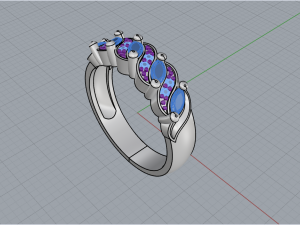 Ring 1826 3Dプリントモデル