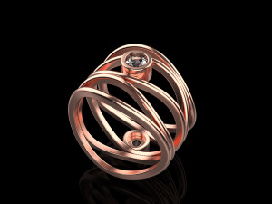 Ring 1858 Modello di stampa 3D