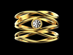 Ring 1858 Modello di stampa 3D