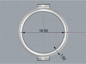 Ring 1858 3D Print Model